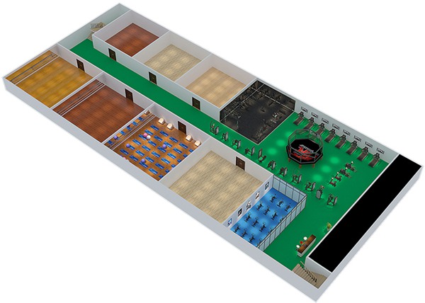 1800平方健身房配置方案-广西leyu.乐鱼体育健身器材有限公司 1800平方健身房配置方案-广西leyu.乐鱼体育健身器材有限公司