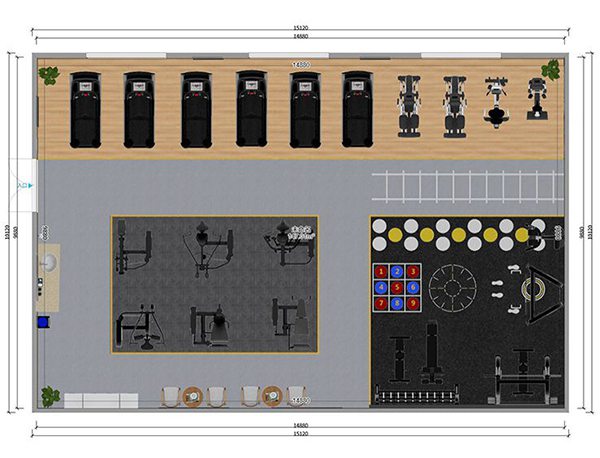 120平方健身房配置方案-广西leyu.乐鱼体育健身器材有限公司 120平方健身房配置方案-广西leyu.乐鱼体育健身器材有限公司